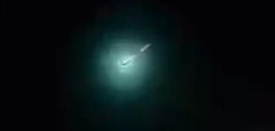 多地現不明飛行物火流星